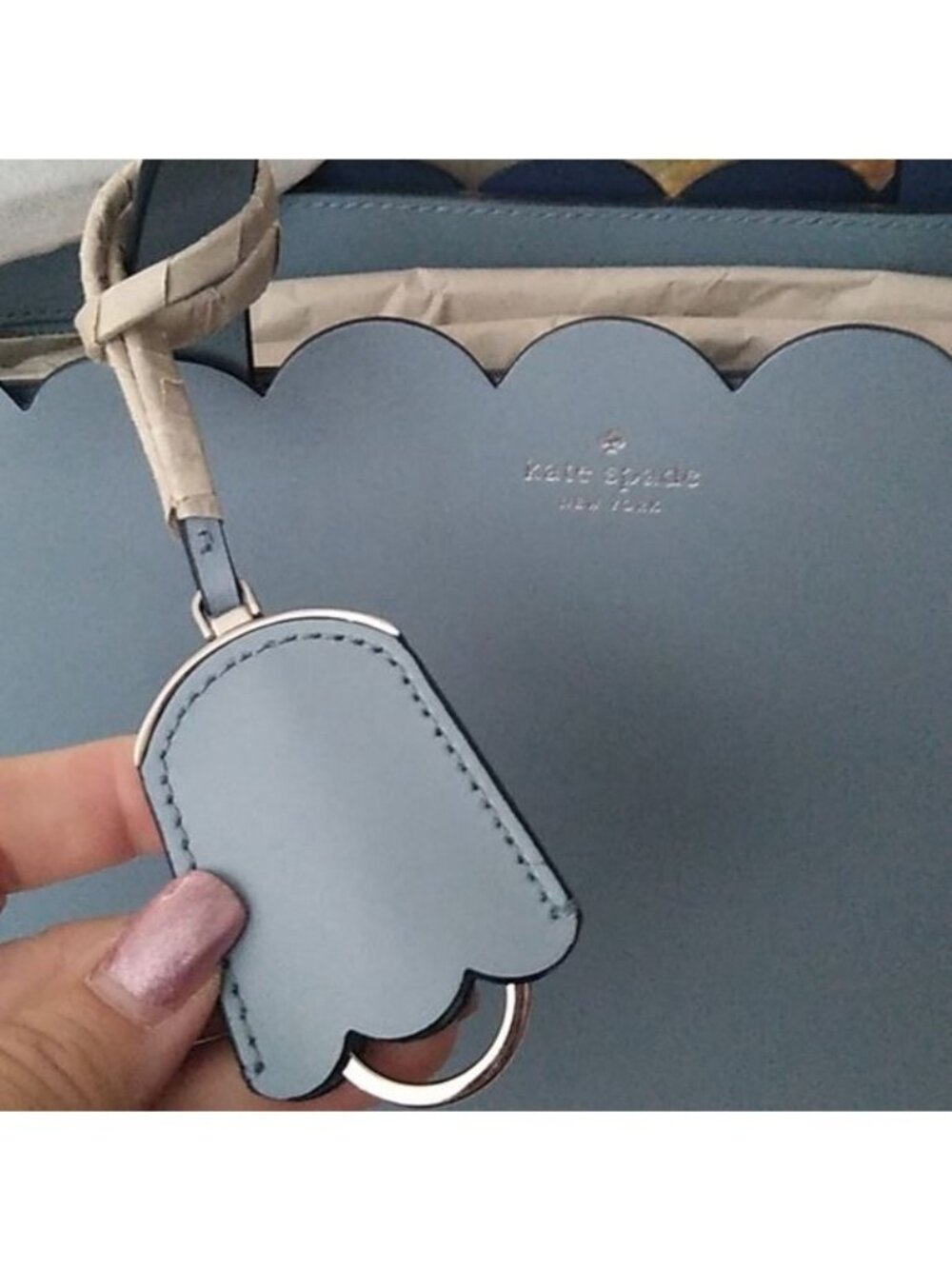 Kate Spade Small Blue Mina Magnolia Street, bldwn/cnbl - Picture 5 of 13